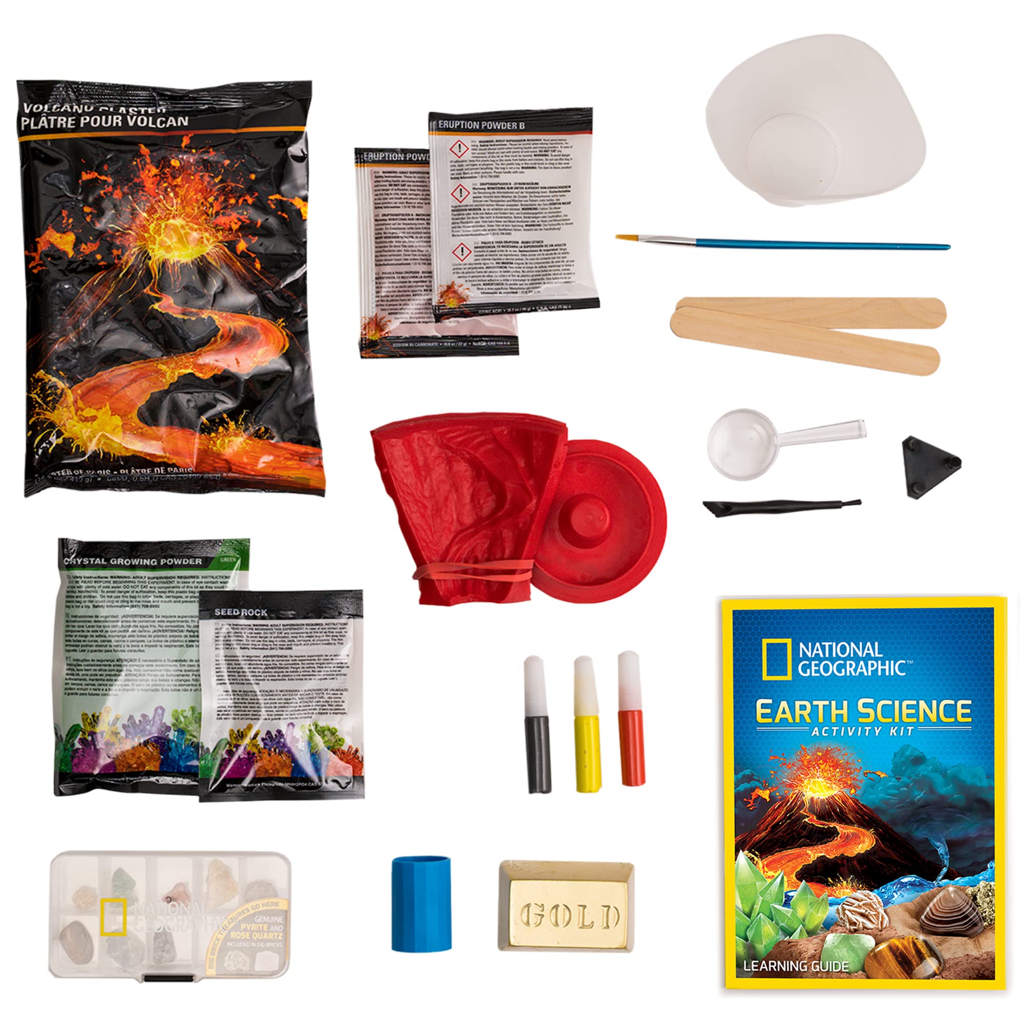 National Geographic Kit scientifici e di scoperta Maxi Kit dell’Esploratore kit scienze della Terra