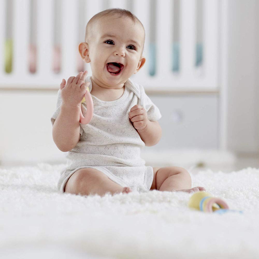 Hape Giocattoli per l'infanzia E0025 anello sonaglio per dentizione