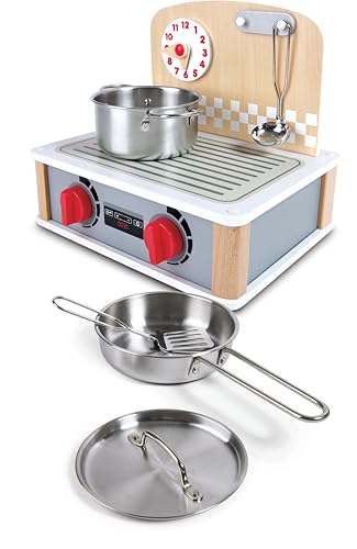 Hape Cucina e accessori Cucinetta portatile 2 in 1 cucina giocattolo legno