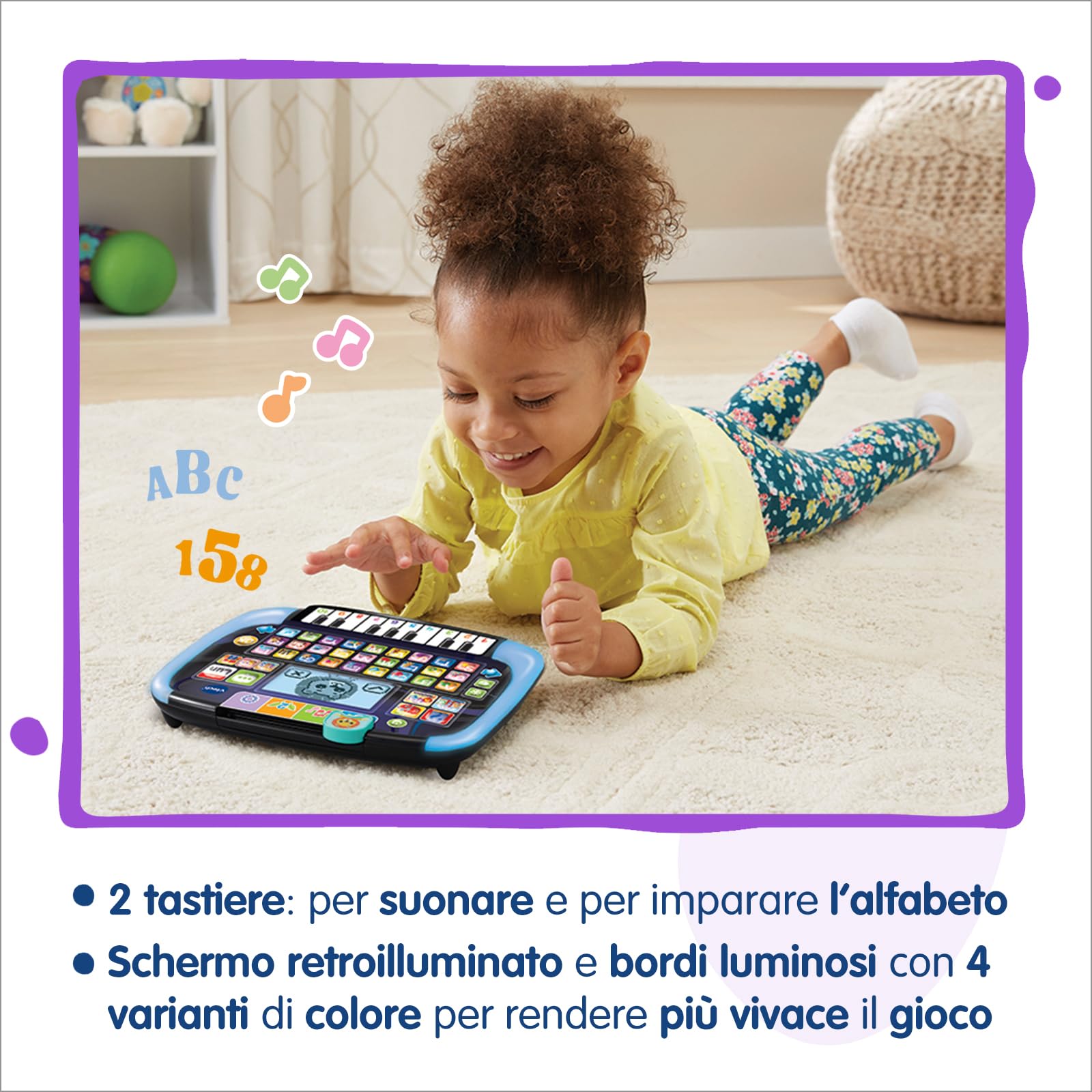 V-Tech Giocattoli 3-6 anni Bit Smart tablet educativo 2-5 anni