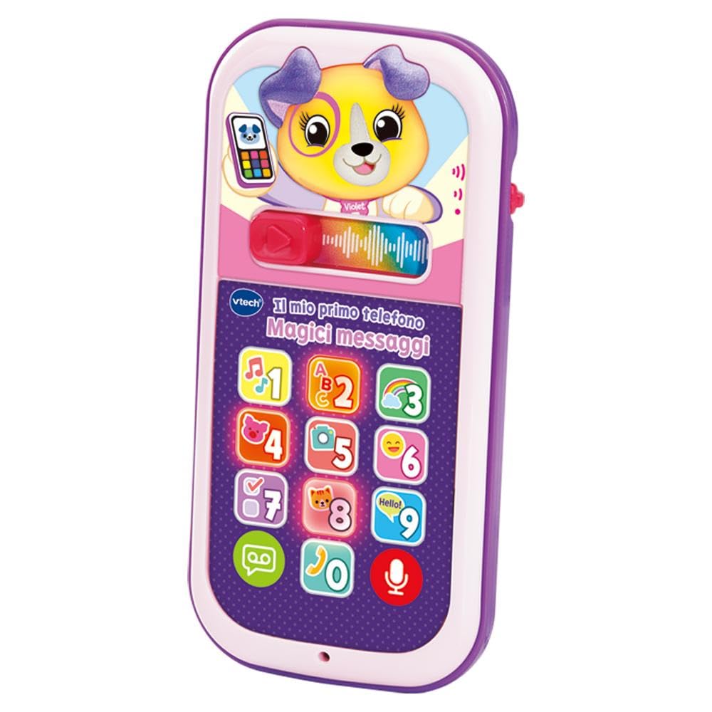 VTech Giocattoli 1-3 anni Il Mio Primo Telefono Magici Messaggi telefono rosa