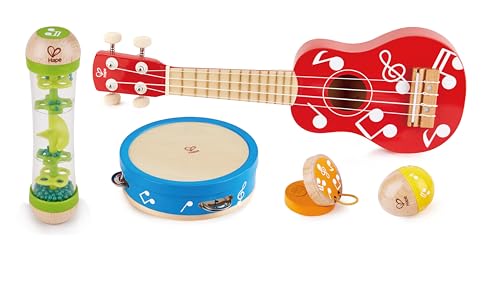 Hape Giochi musicali Mini Band set 5 pezzi strumenti musicali