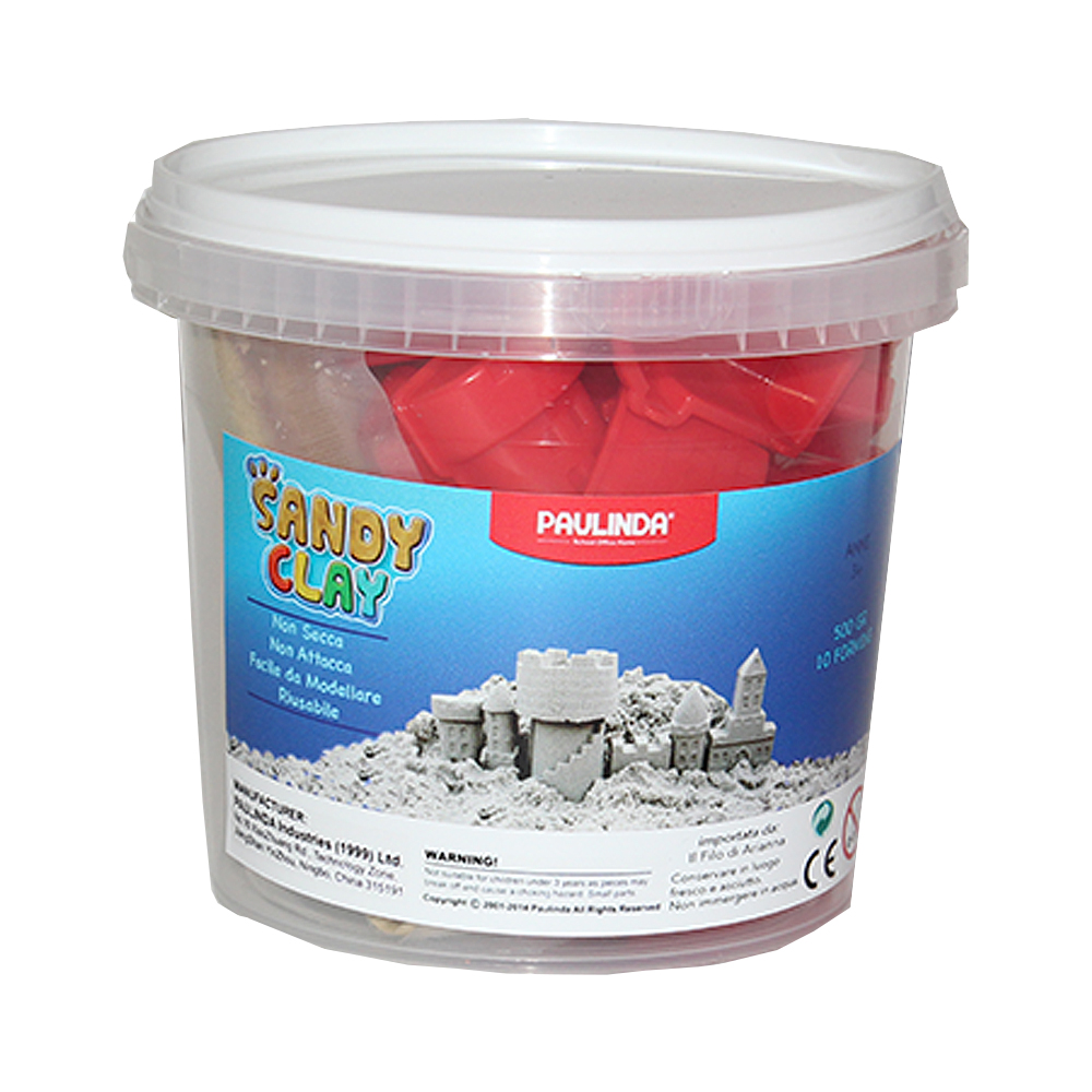 Masterhome Baby Sabbia Magica Cinetica CASTELLO 500 g con 10 formine