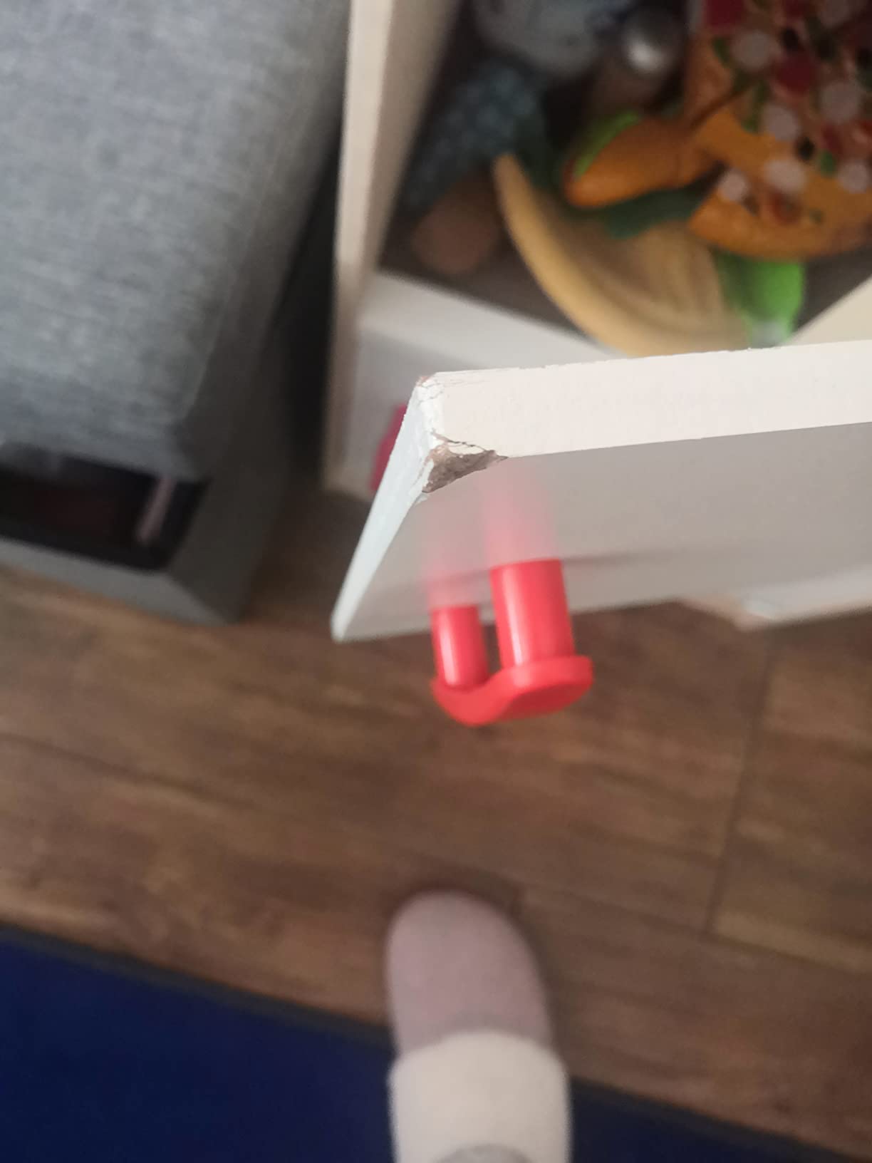 Hape Cucina e accessori E3153 frigorifero giocattolo bianco in legno