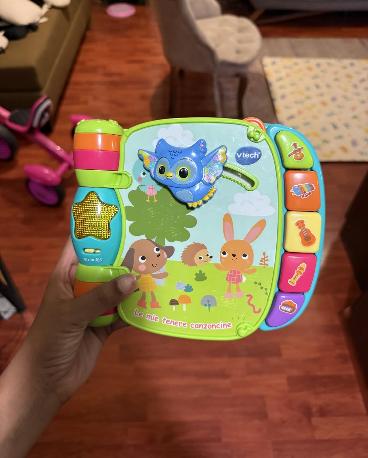 VTech Giocattoli 0-12 mesi Il Mio Primo Libro Interattivo Canzoncine