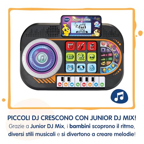 VTech Giocattoli 3-6 anni Junior DJ Mix Console DJ per bambini 3-7 anni