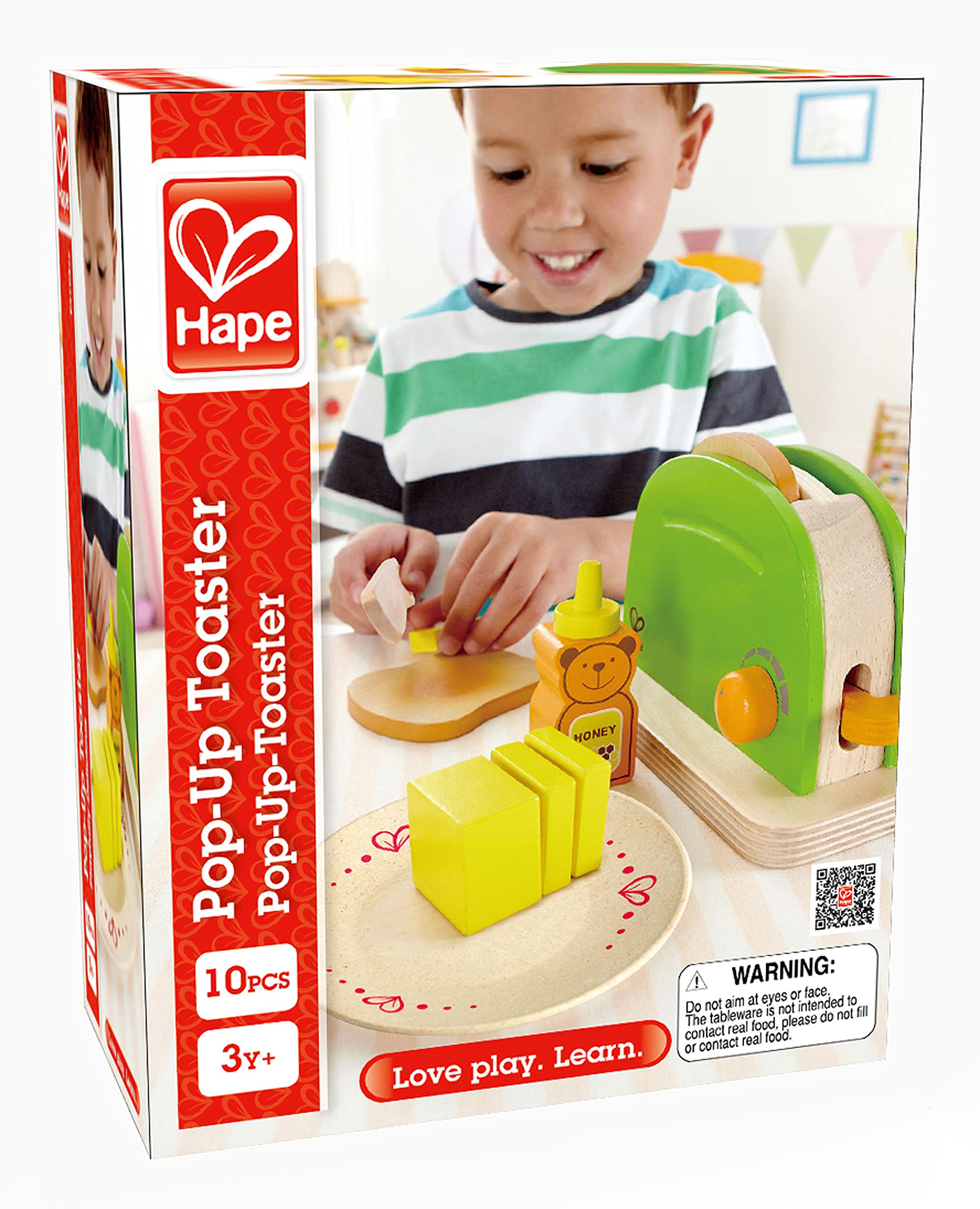 Hape Cucina e accessori E3105 Tostapane giocattolo in legno