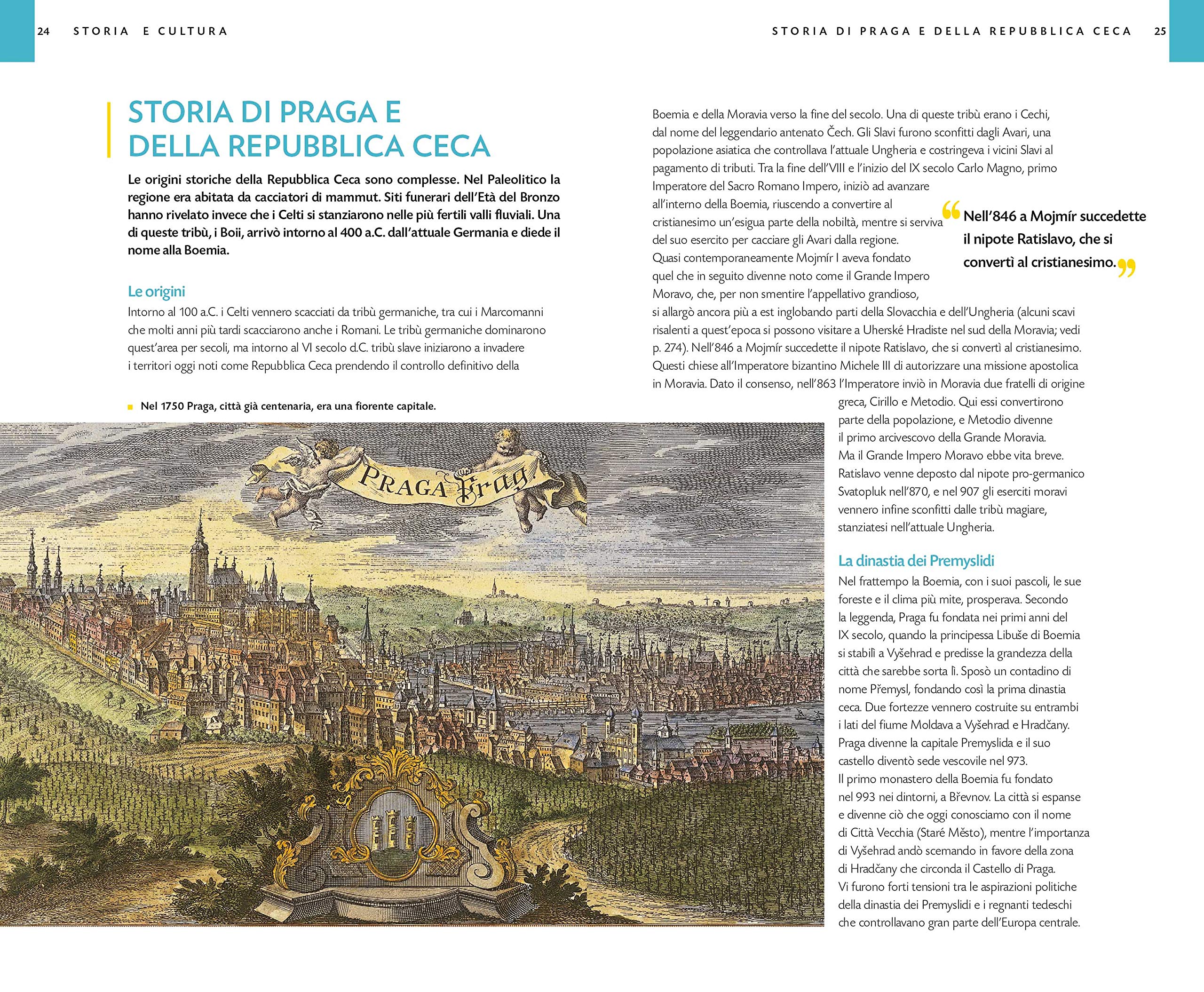 National Geographic Le Guide Traveler Praga e Repubblica Ceca guida con mappa estraibile