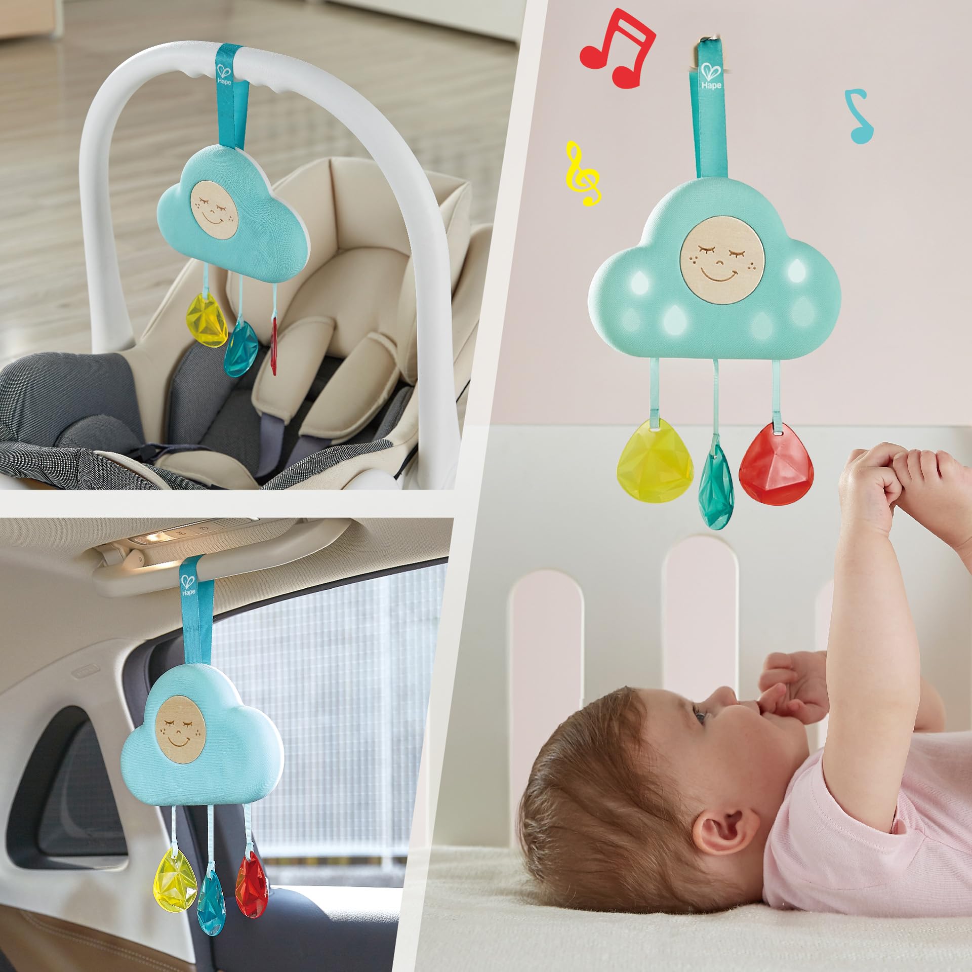 Hape Giochi musicali Luce Musicale della Nuvola E0619 lampada musicale