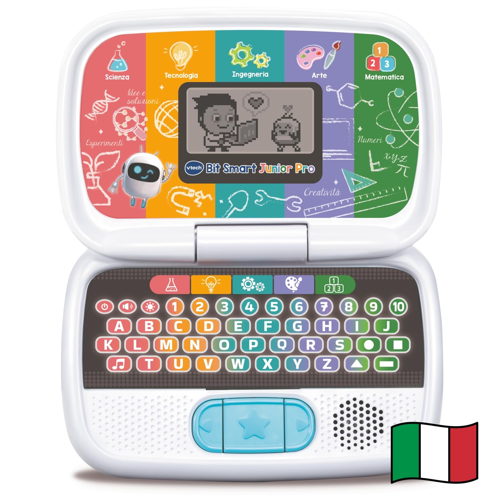 VTech Giocattoli 3-6 anni Bit Smart Junior Pro computer educativo STEAM 3-7 anni