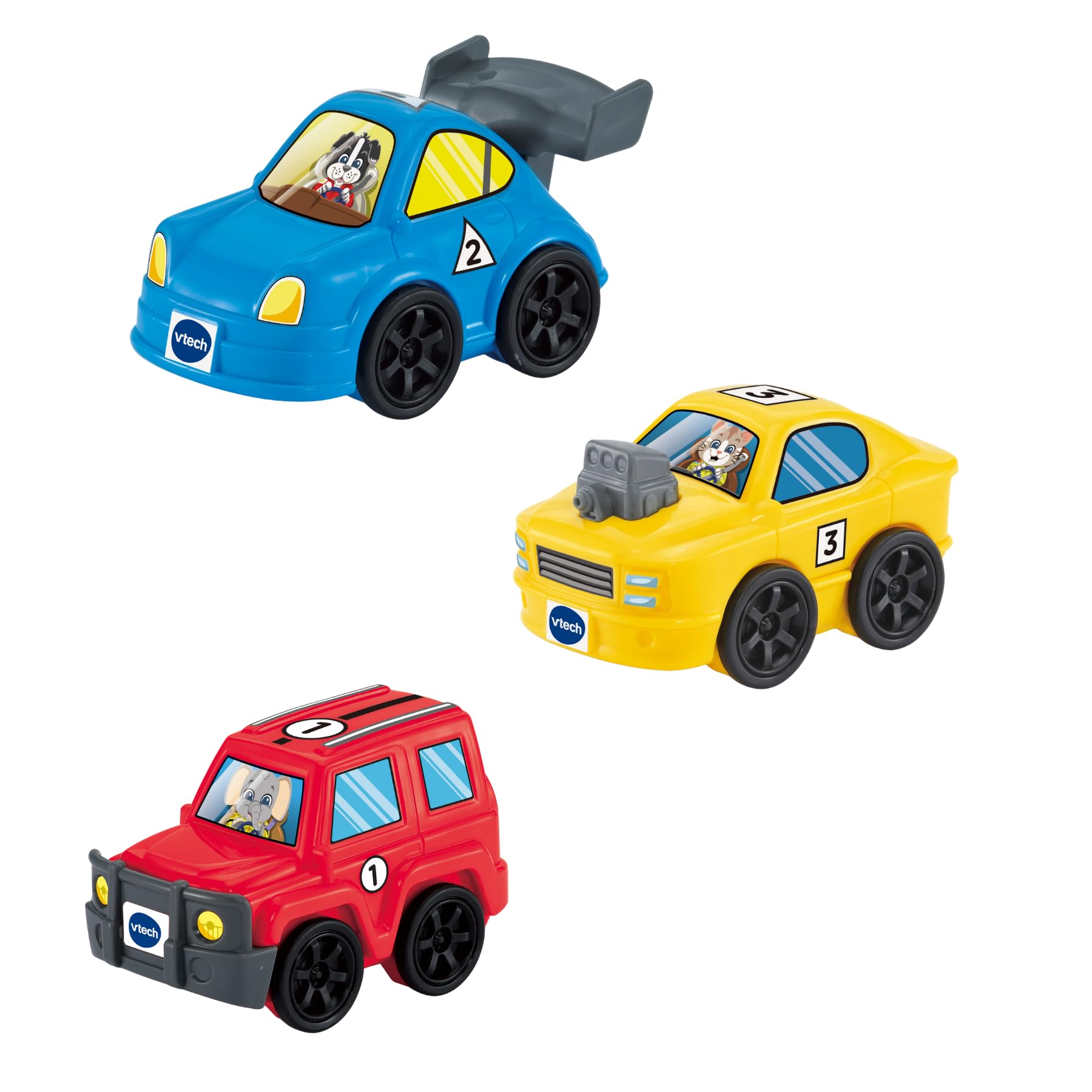 VTech Vroom Vroom Go Maxi Camion Trasportatore 3 in 1 camion con 3 auto