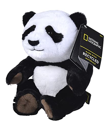 National Geographic Peluche e figurine Panda peluche 25 cm in materiale riciclato