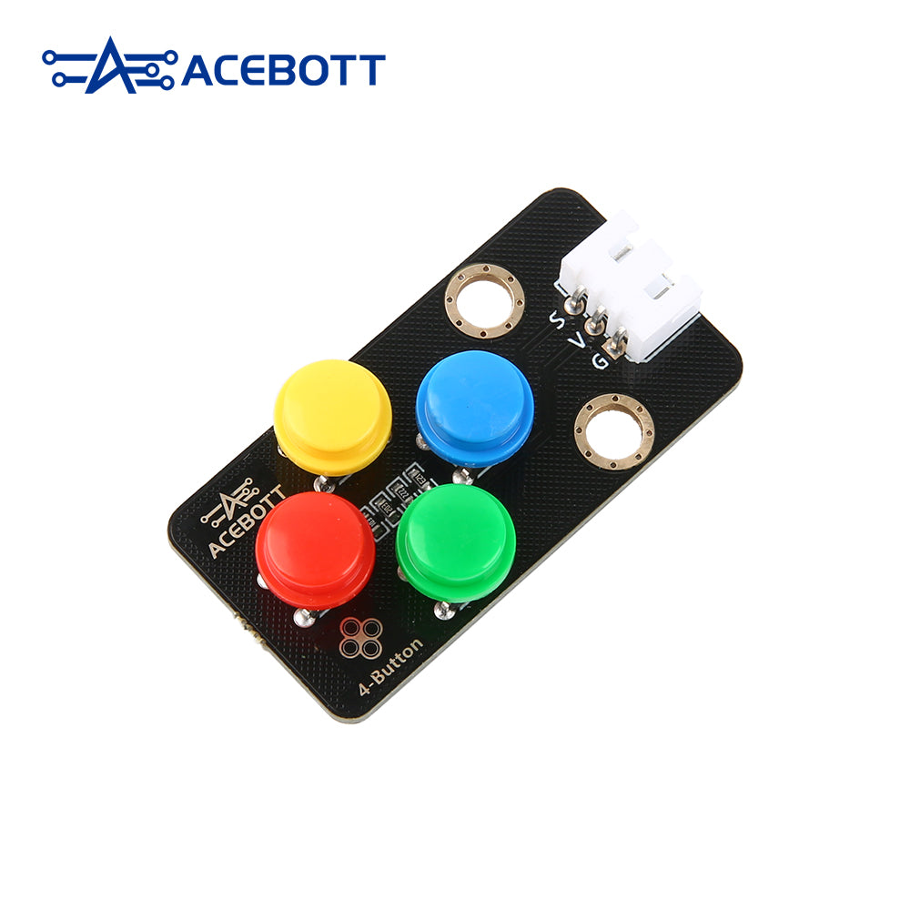 ACEBOTT Electronic Modules QB100 4-Button Module modulo 4 pulsanti analogico