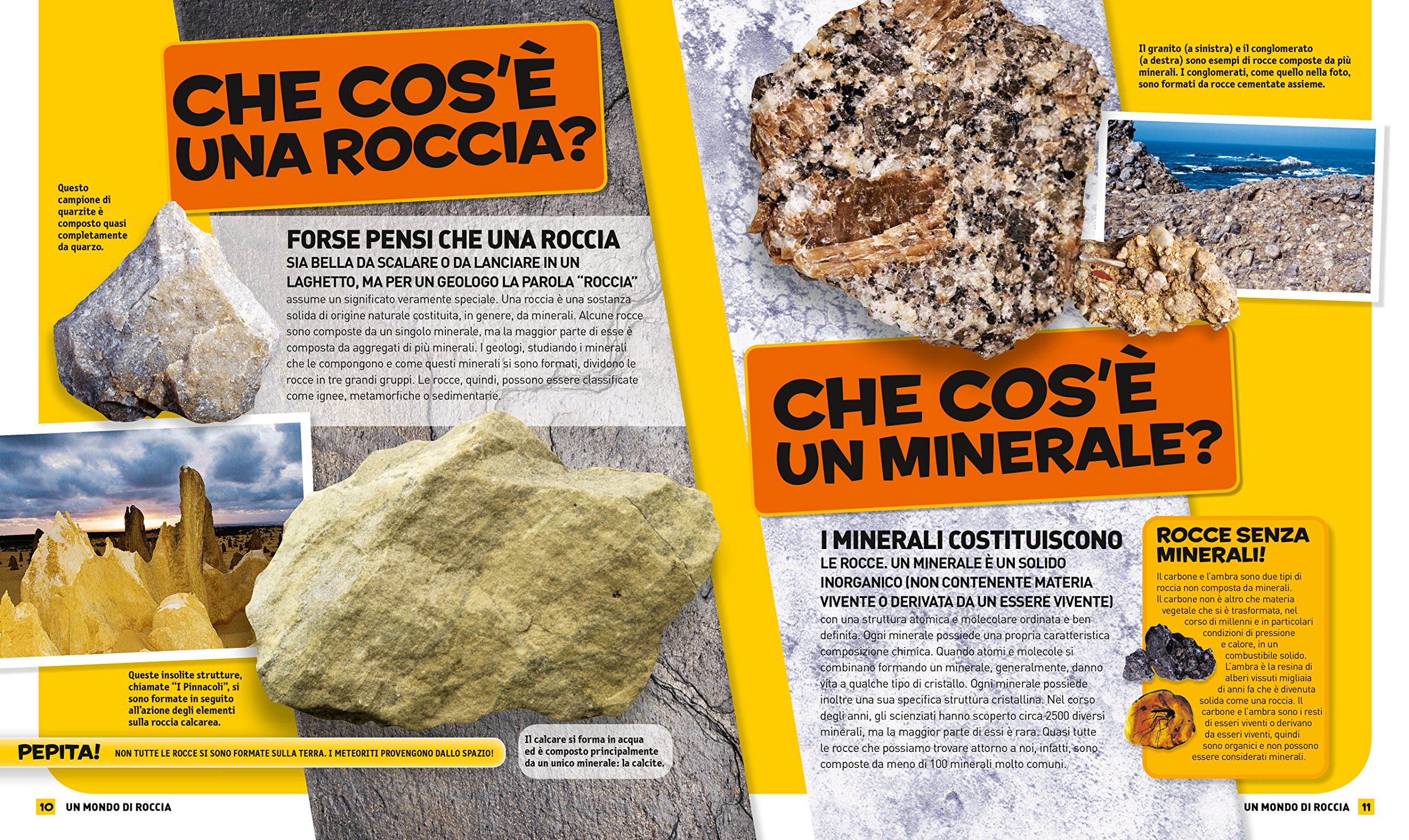 National Geographic Kids – Libri Tutto su rocce e minerali libro a colori
