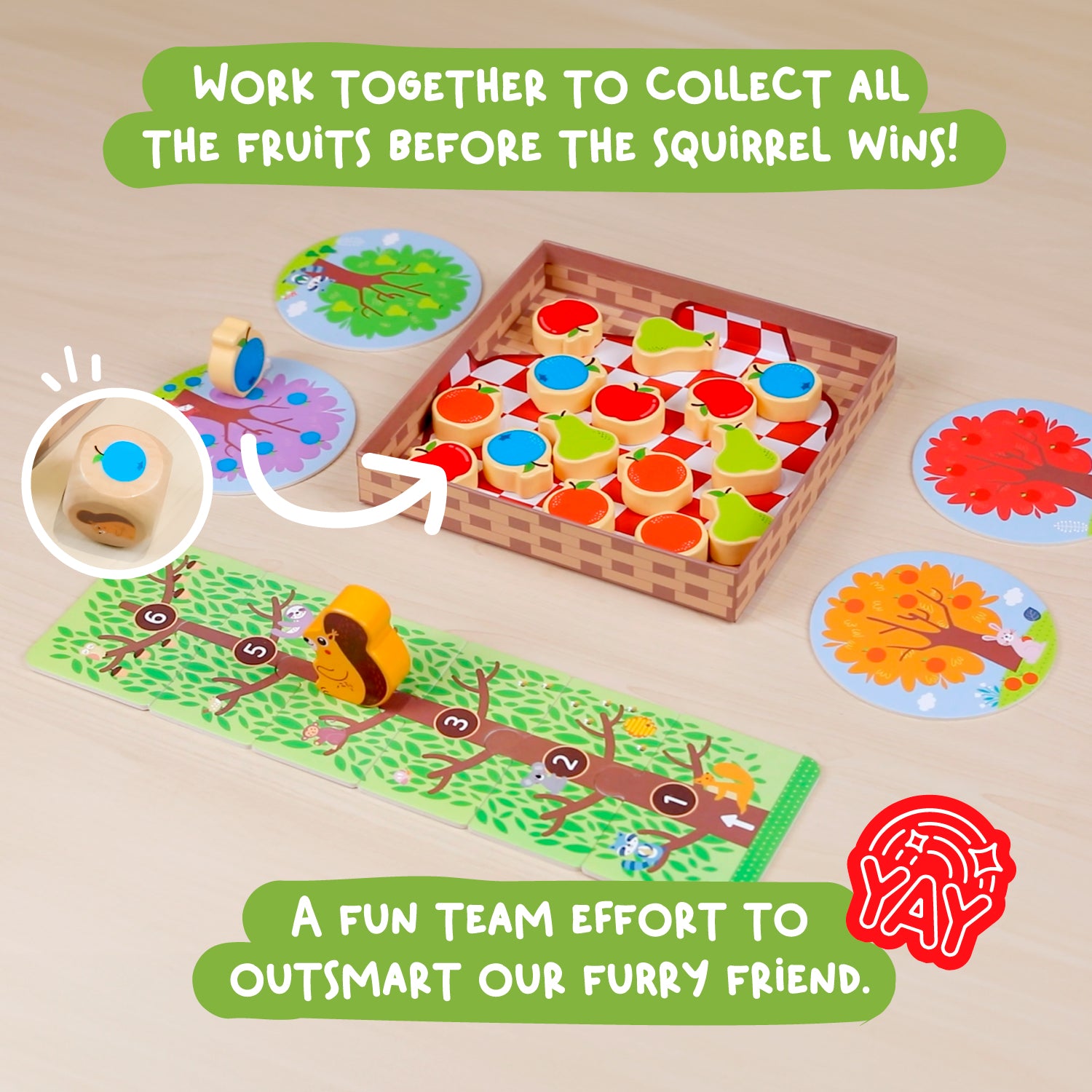 Nene Toys Family Games The Orchard gioco cooperativo in legno
