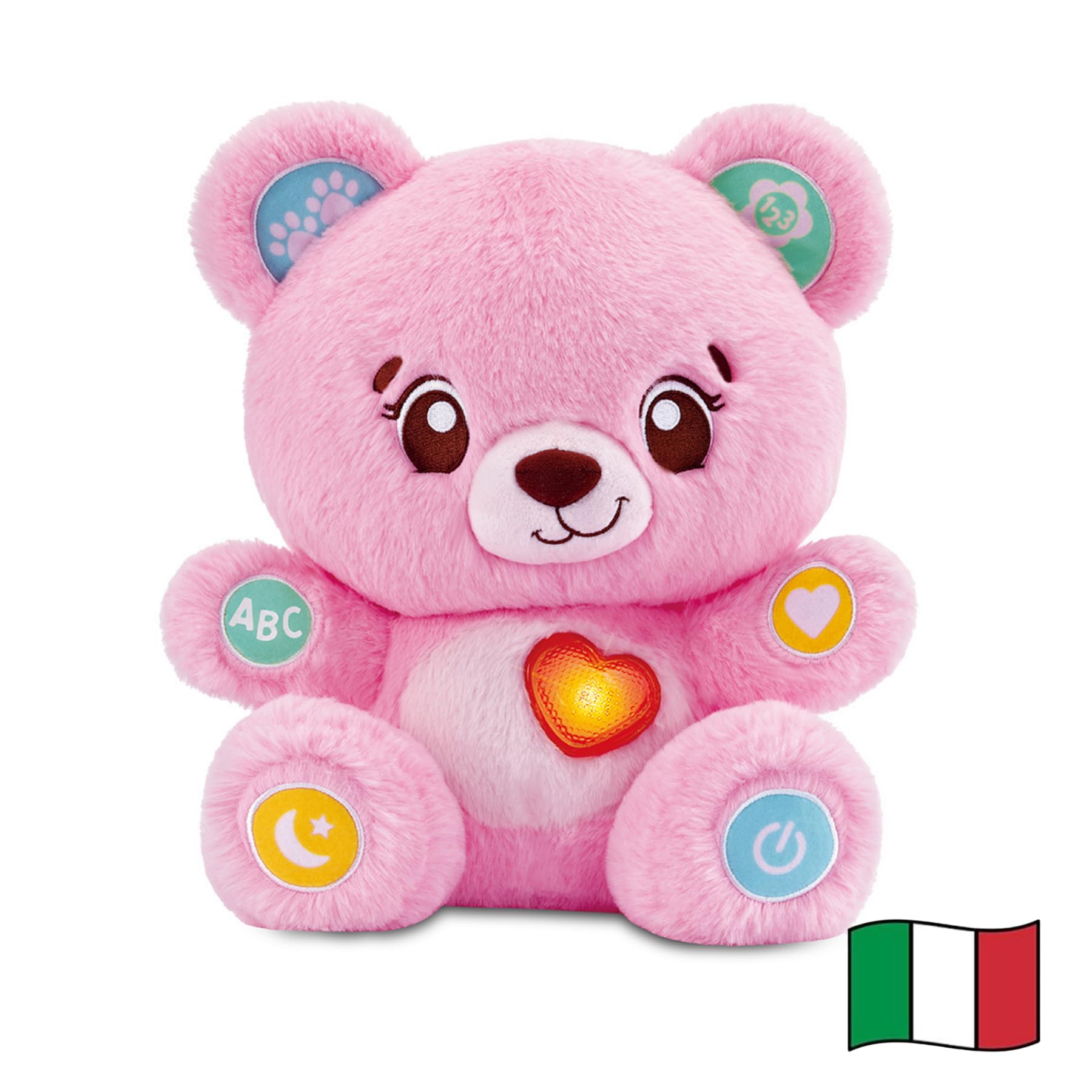 VTech Giocattoli 1-3 anni Biscotto Coccole e Chiacchiere orsetto rosa interattivo