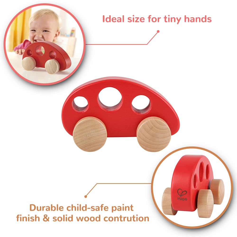 Hape Giochi E0052 minivan giocattolo rosso