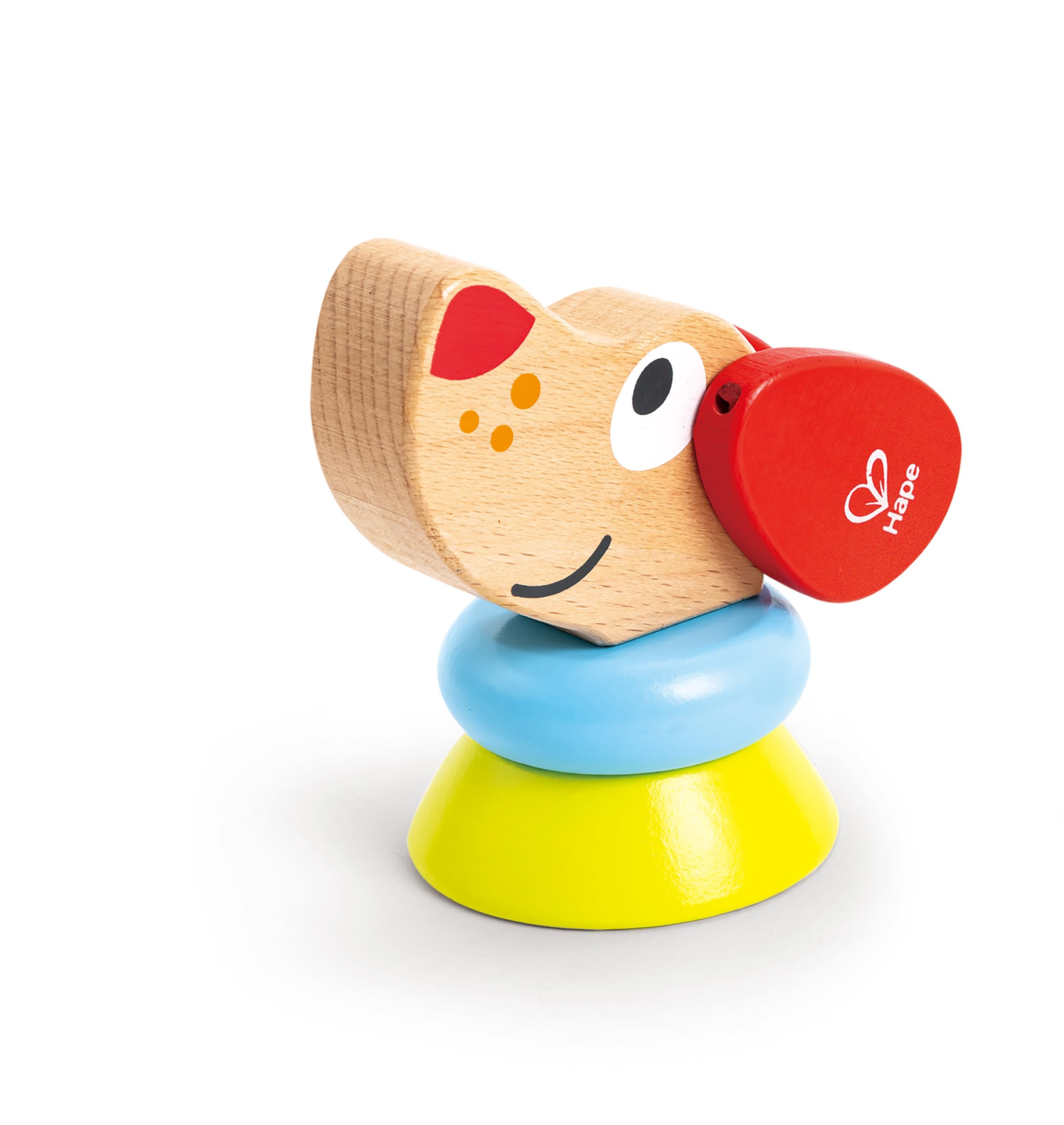 Hape Giocattoli per le abilità motorie Pepe Arcobaleno impilabile in legno