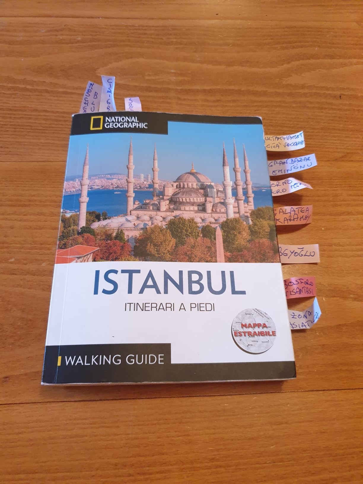 National Geographic Traveler Explore Istanbul guida a piedi con mappa