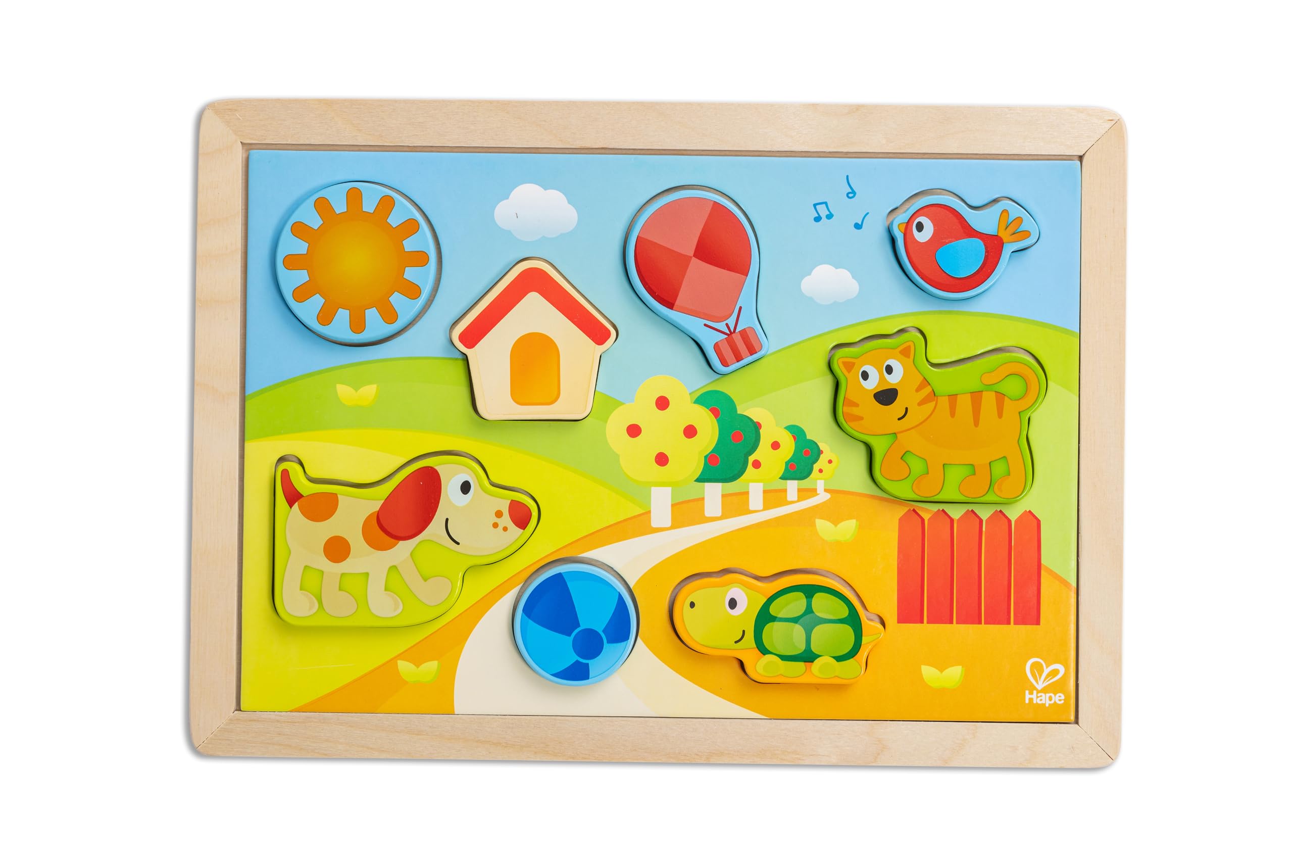 Hape Puzzle Pepe und Friends Sonnental puzzle dai 12 mesi