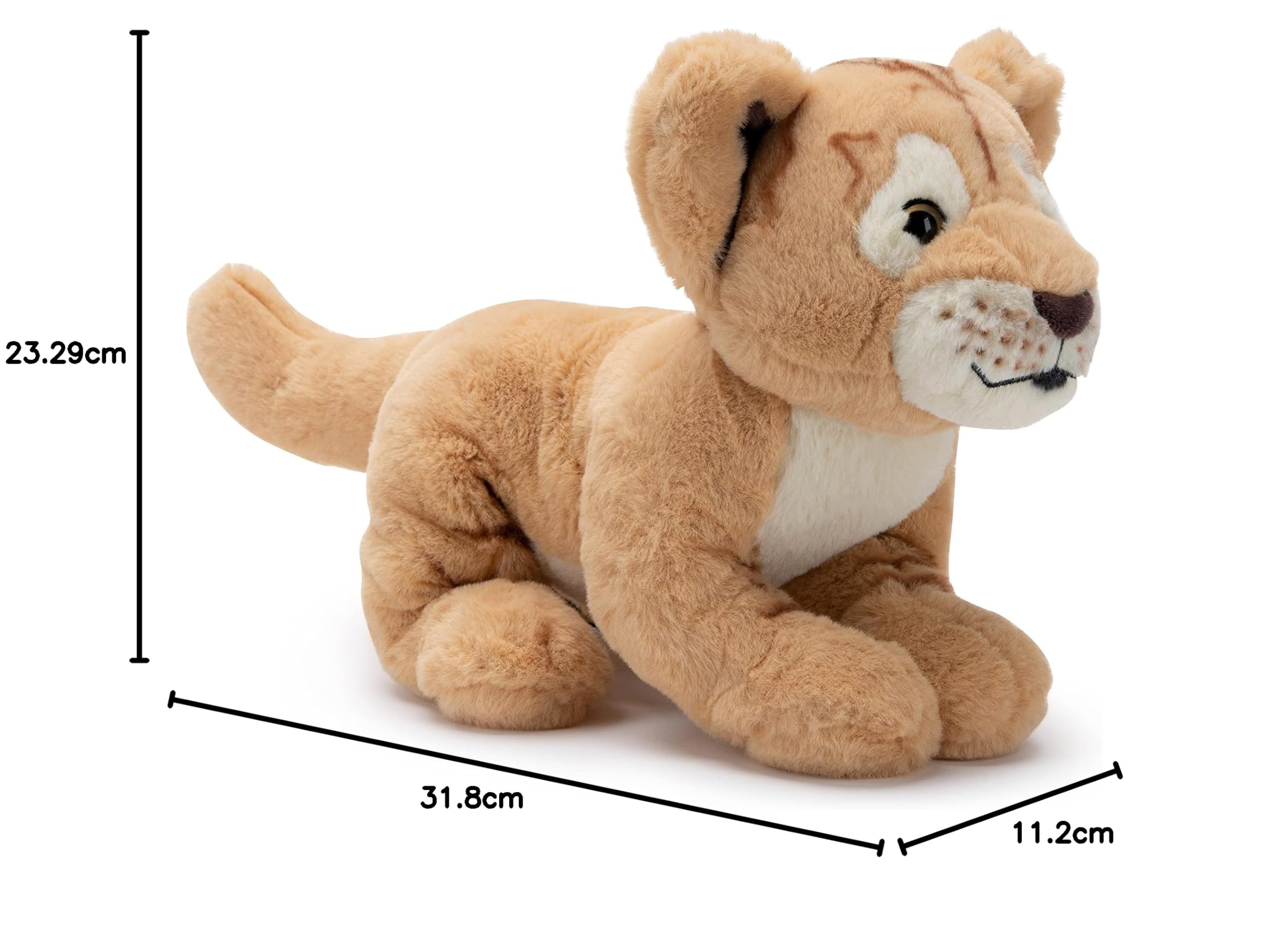 National Geographic Peluche e figurine Leone peluche 25 cm riciclato