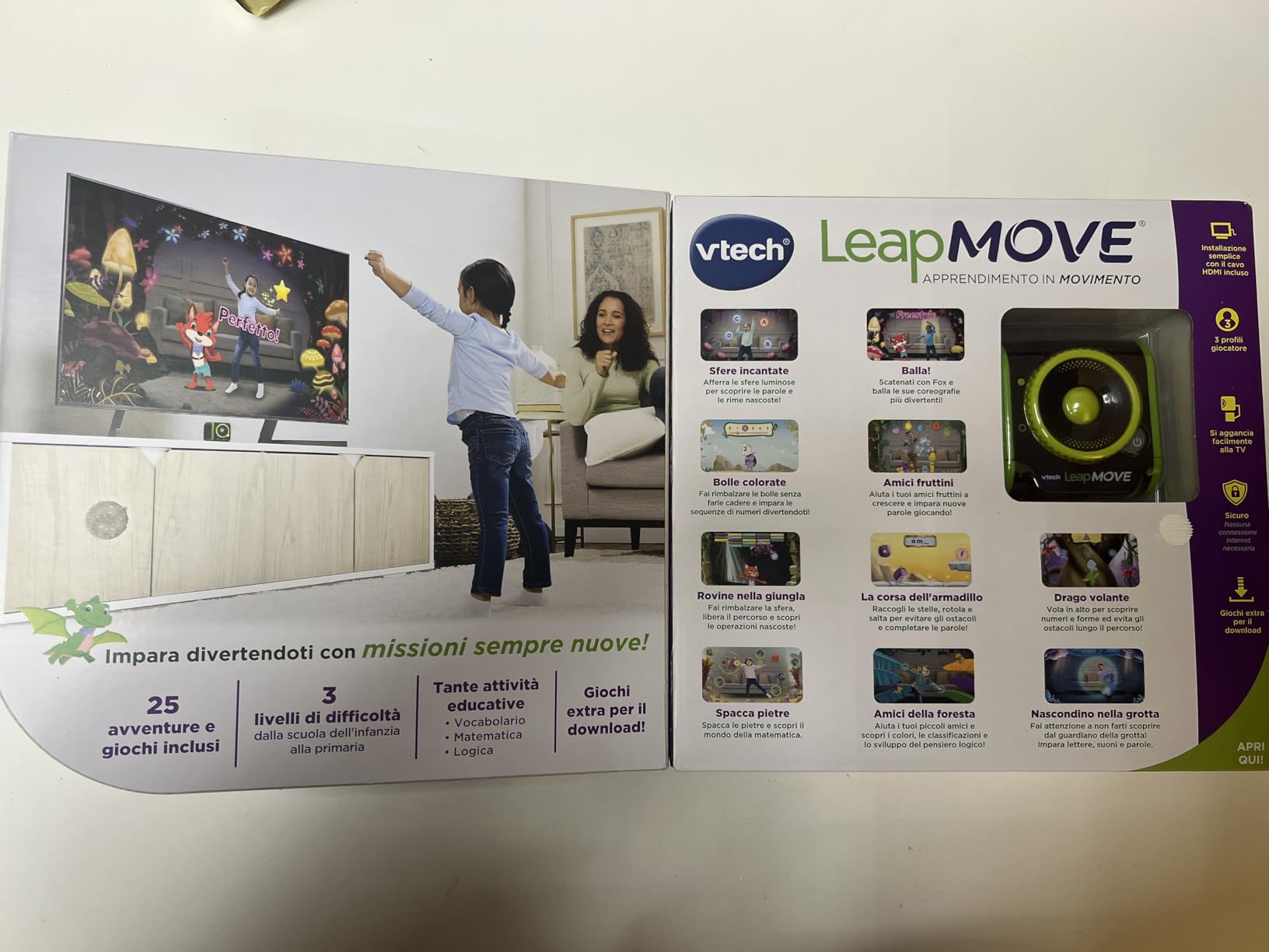 VTech Giocattoli 6 anni e + LeapMove Console TV interattiva senza controller