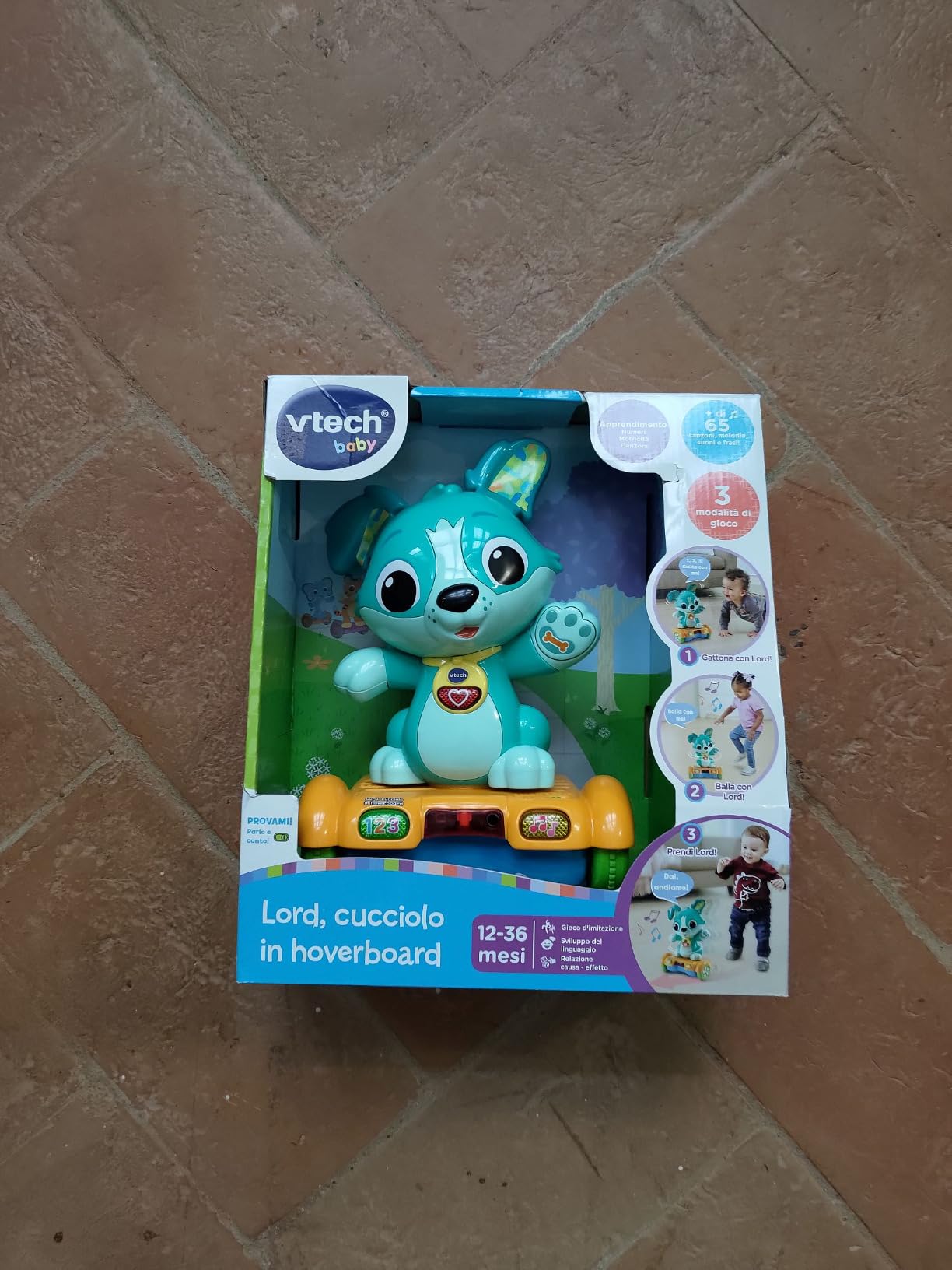 V-Tech Giocattoli 1-3 anni Lord Cucciolo in Hoverboard cagnolino interattivo 12-36 mesi