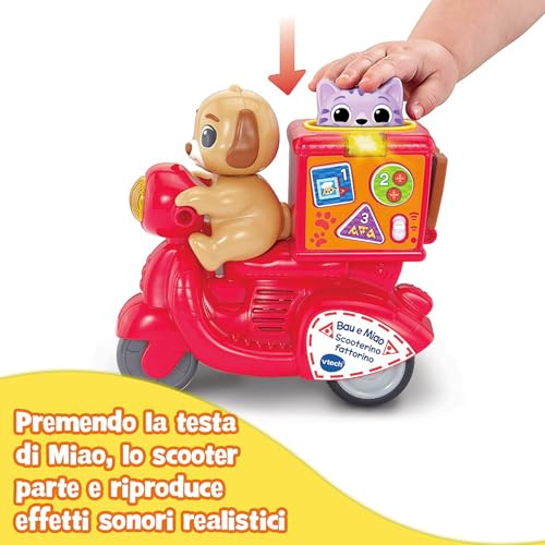 VTech Giocattoli 1-3 anni Bau e Miao Scooterino Fattorino scooter 12-36 mesi