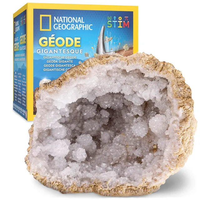 National Geographic Kit scientifici e di scoperta Kit Geode Gigante 10,9–13 cm