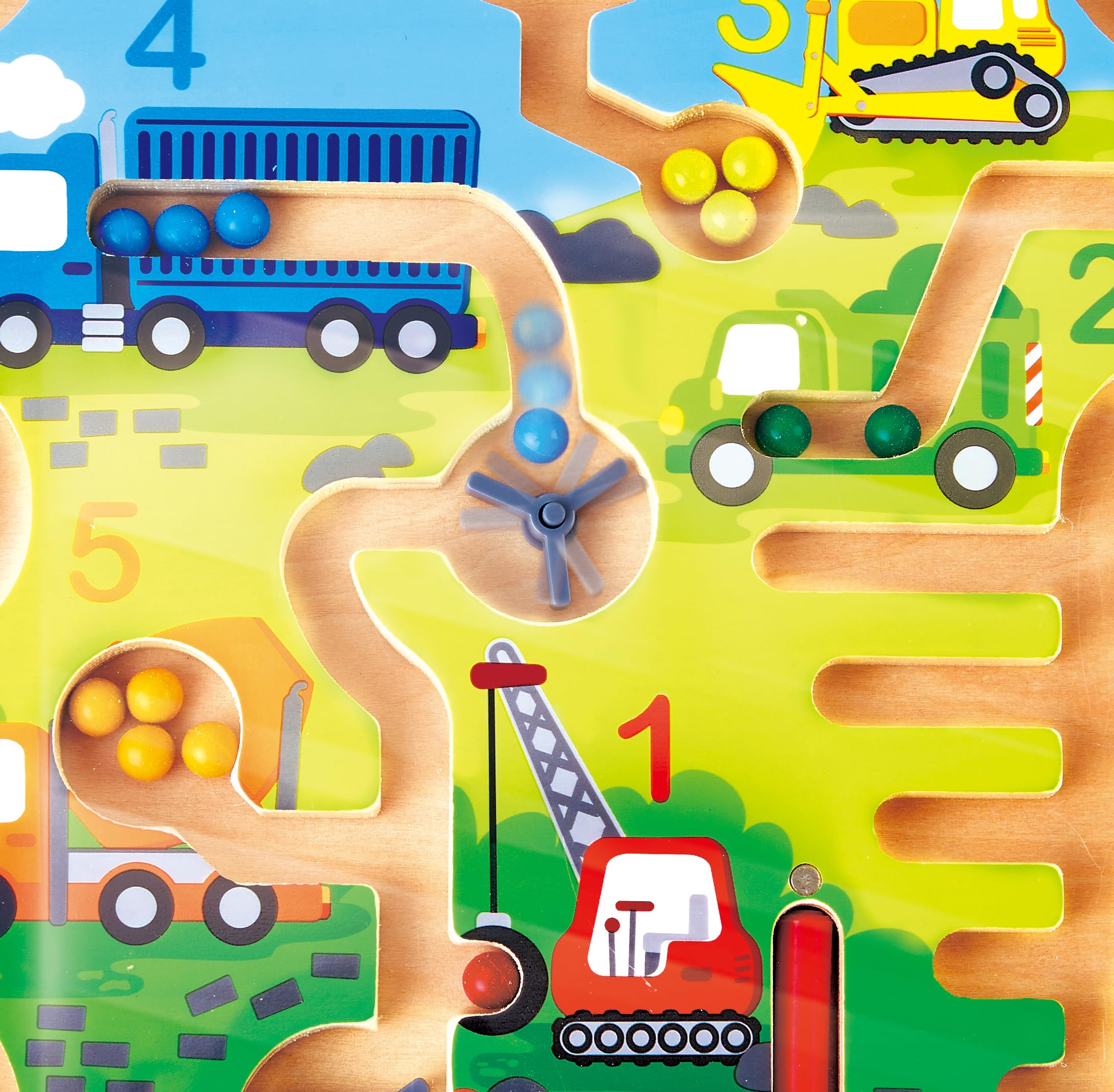 Hape Puzzle labirinto magnetico Cantiere edile e numeri