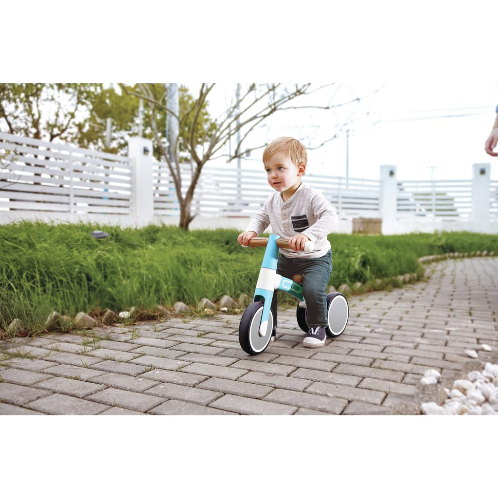 Hape Primi passi e bici Triciclo Azzurro senza pedali 3 ruote