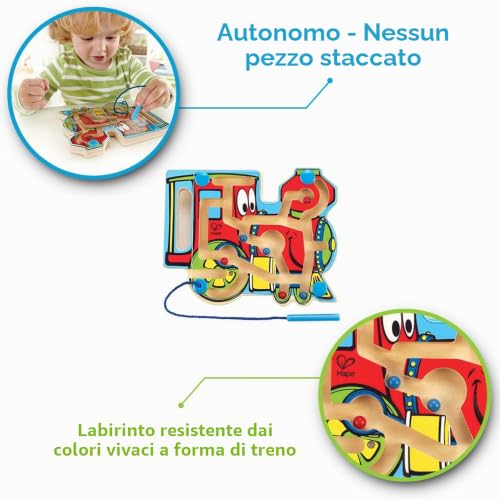 Hape Puzzle Choo Choo Tracks Treno labirinto magnetico