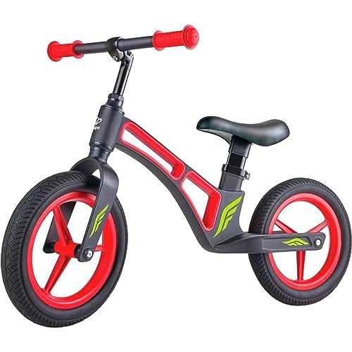 HAPE Primi passi e bici Balance Bike bici senza pedali rossa regolabile