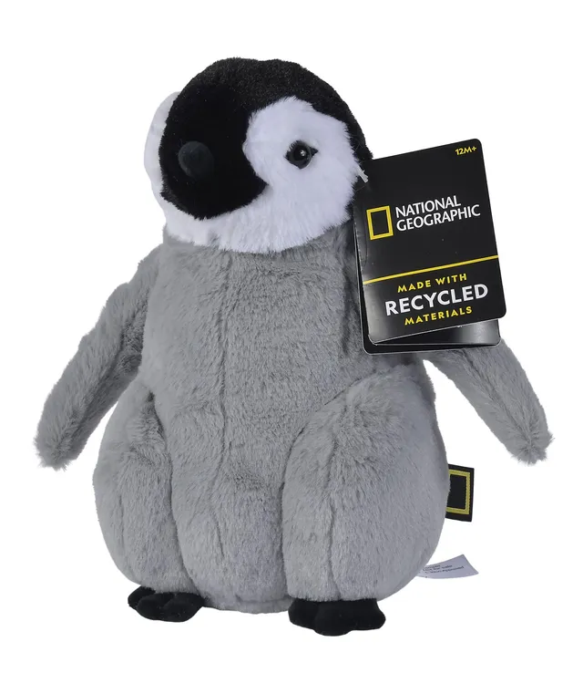 National Geographic Peluche e figurine Pinguino peluche 25 cm riciclato