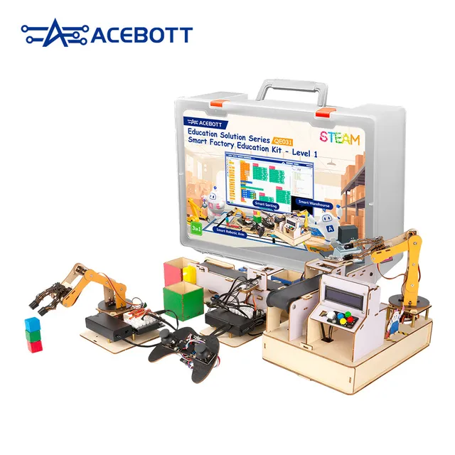 ACEBOTT Education Solution Series QE031 Smart Factory kit fabbrica intelligente