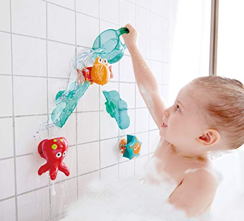 Hape Giochi da bagno E0215 gioco da bagno multicolore con ventose