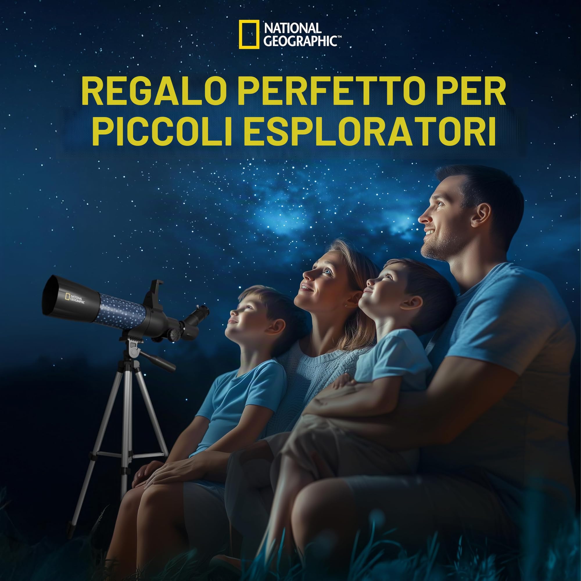 National Geographic Telescopi smartes AR telescopio per bambini
