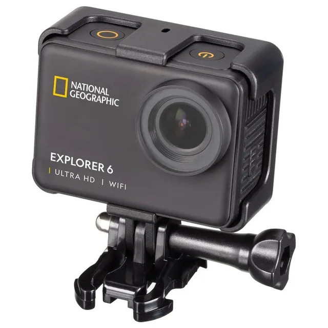 National Geographic Explorer 6 action cam 4K nera impermeabile 10 m