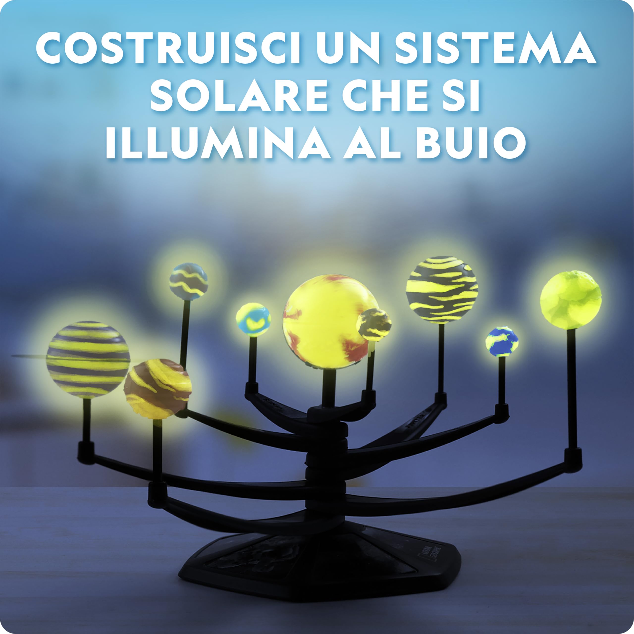 National Geographic Kit scientifici e di scoperta sistema solare 3D da costruire