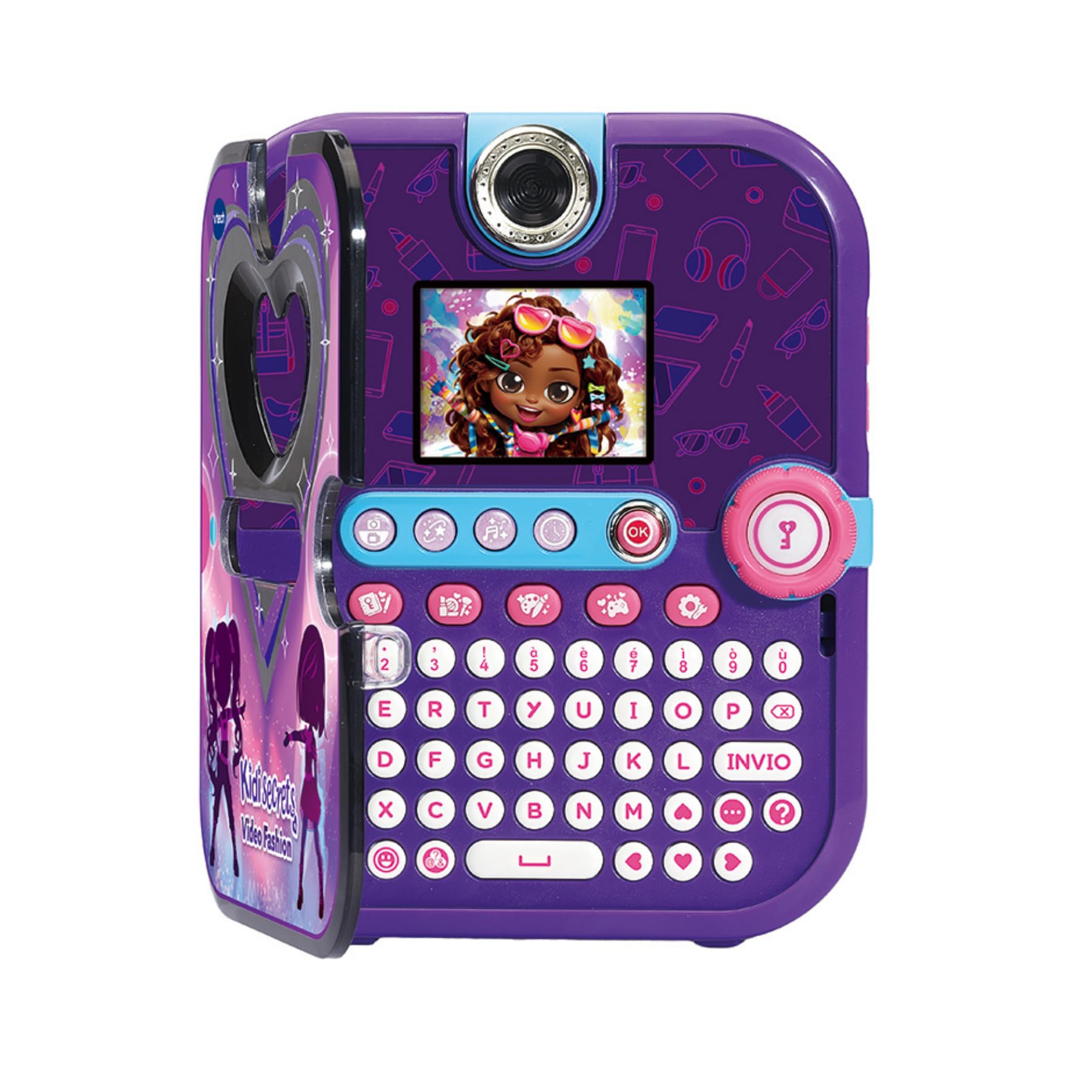 VTech KidiSecrets Video Fashion diario segreto nero elettronico