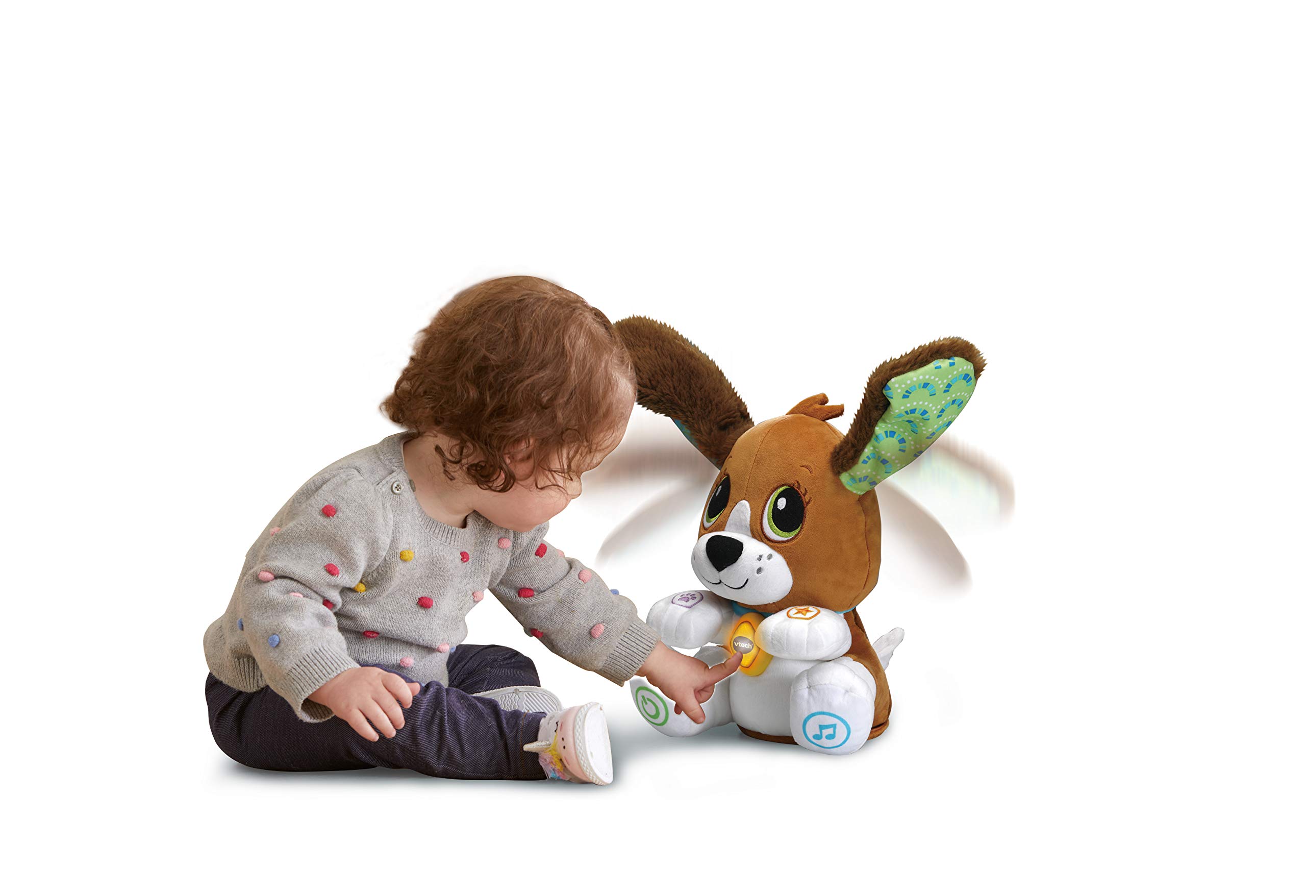 VTech Giocattoli 1-3 anni Fido, Parla e Gioca con Me peluche interattivo