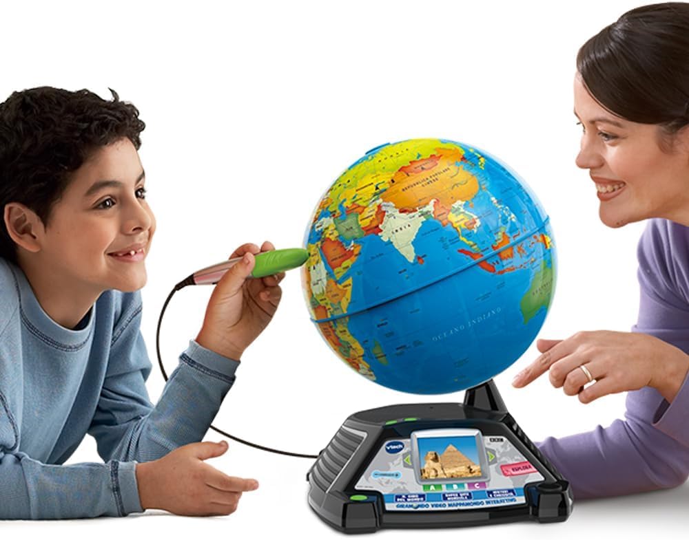 VTech Giocattoli 6 anni e + Giramondo Video Mappamondo interattivo