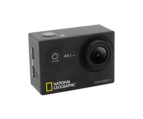 National Geographic Explorer 3 action cam 4K 2 batterie impermeabile