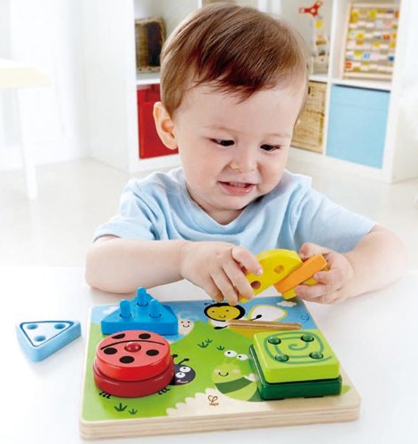 Hape Giocattoli per le abilità motorie E0425 Forme Impilabili gioco in legno