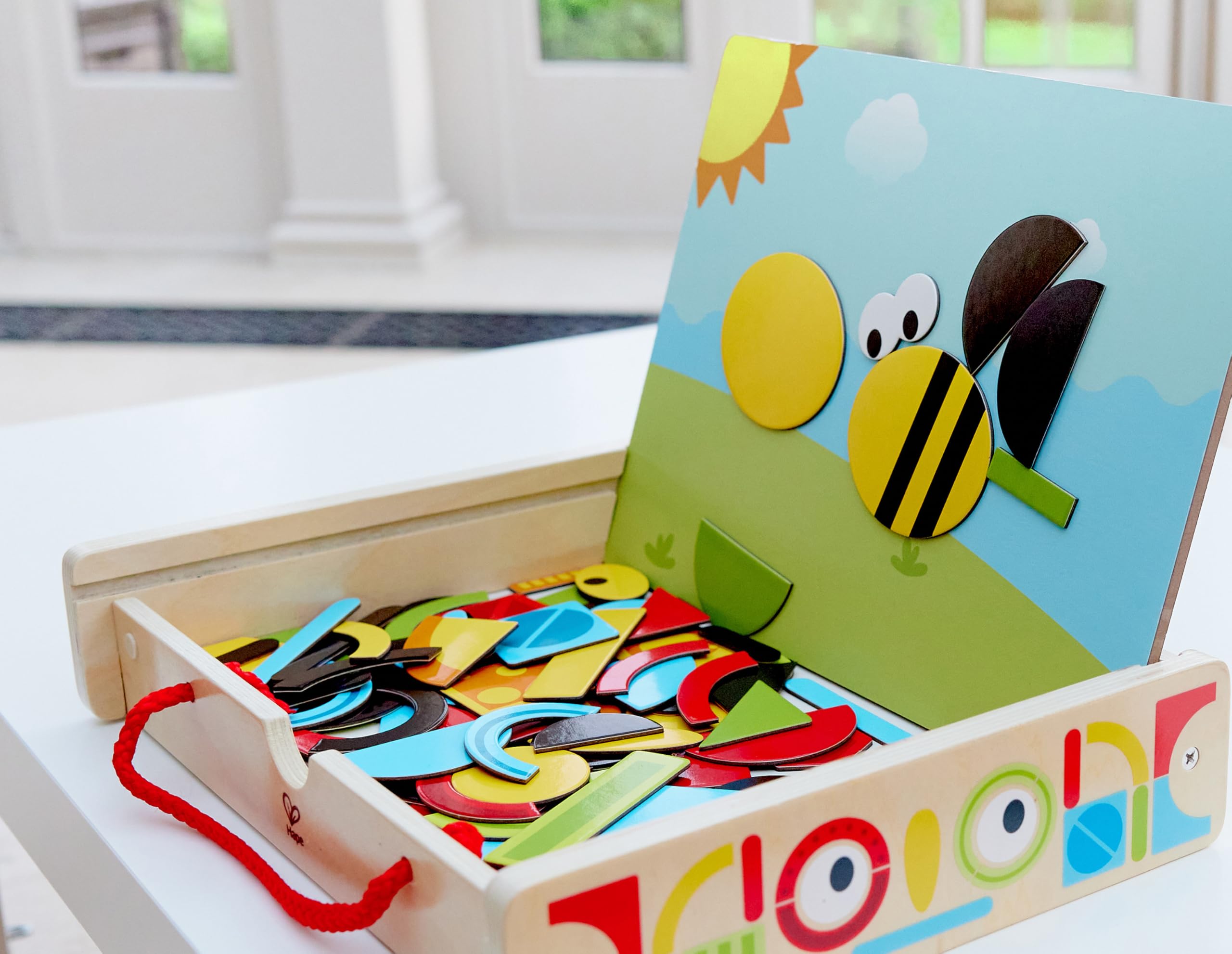 Hape Montare e costruire Valigia Magnetica gioco magnetico