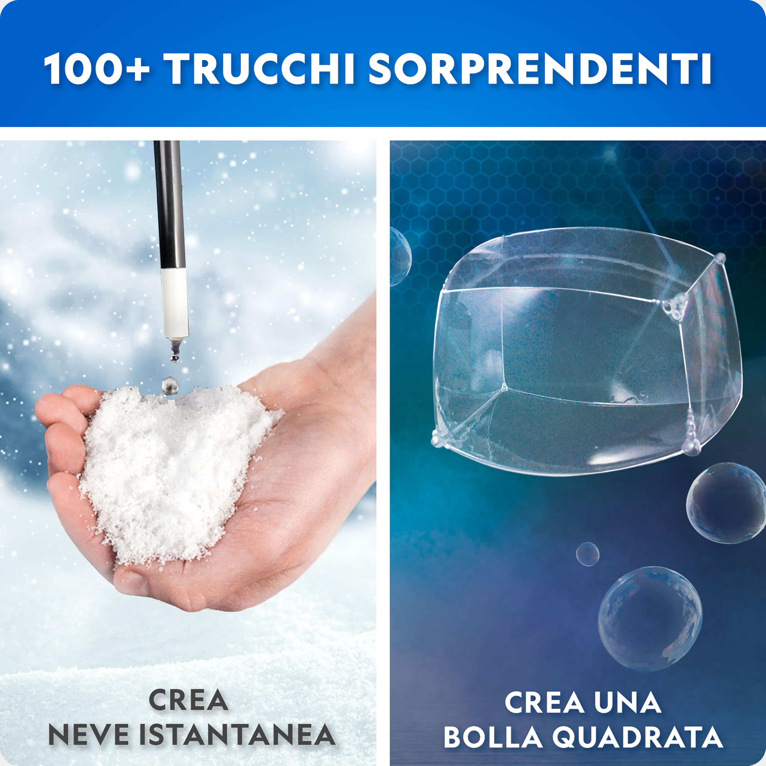 National Geographic Kit scientifici e di scoperta Magia Scientifica 100 esperimenti