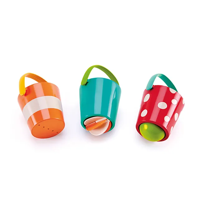 Hape Giochi da bagno Set Allegri Secchielli 3 pezzi multicolore