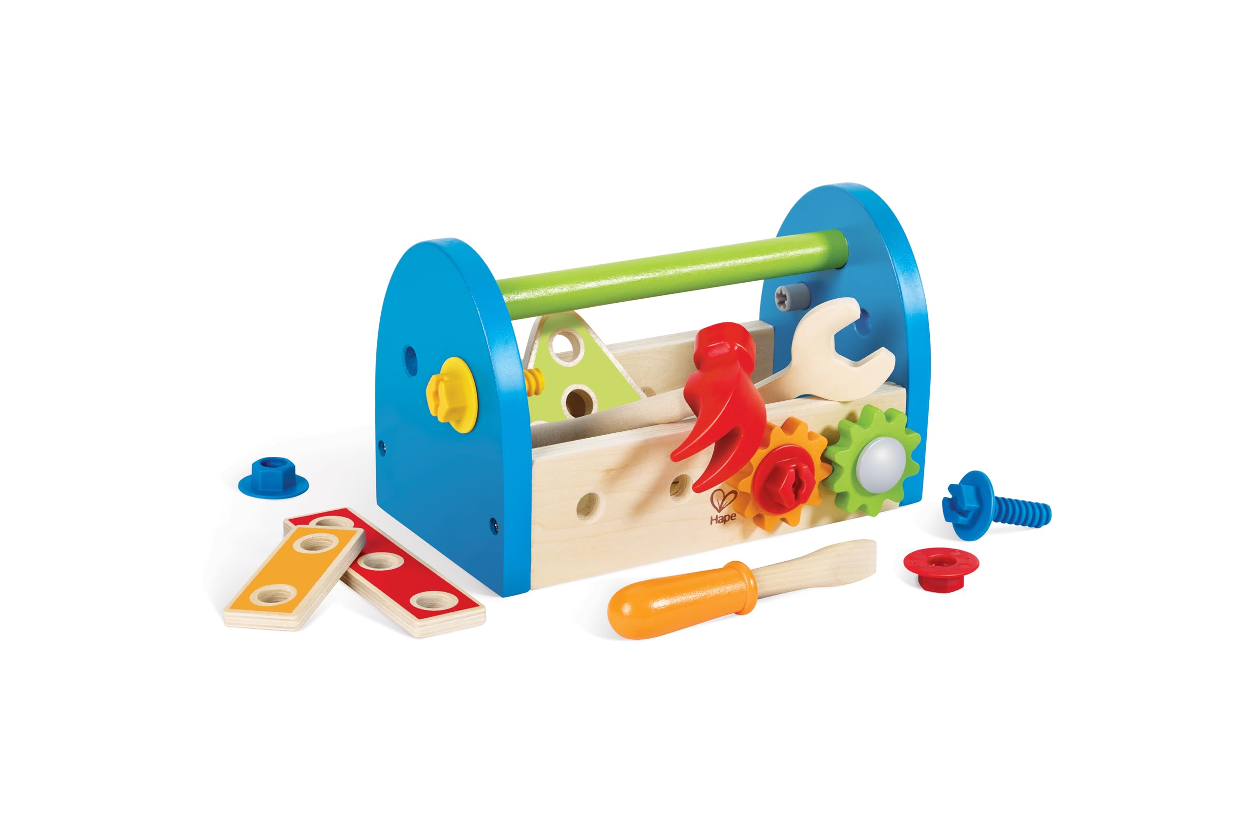 Hape Giochi di ruolo Cassetta degli Attrezzi cassetta attrezzi in legno dai 3 anni