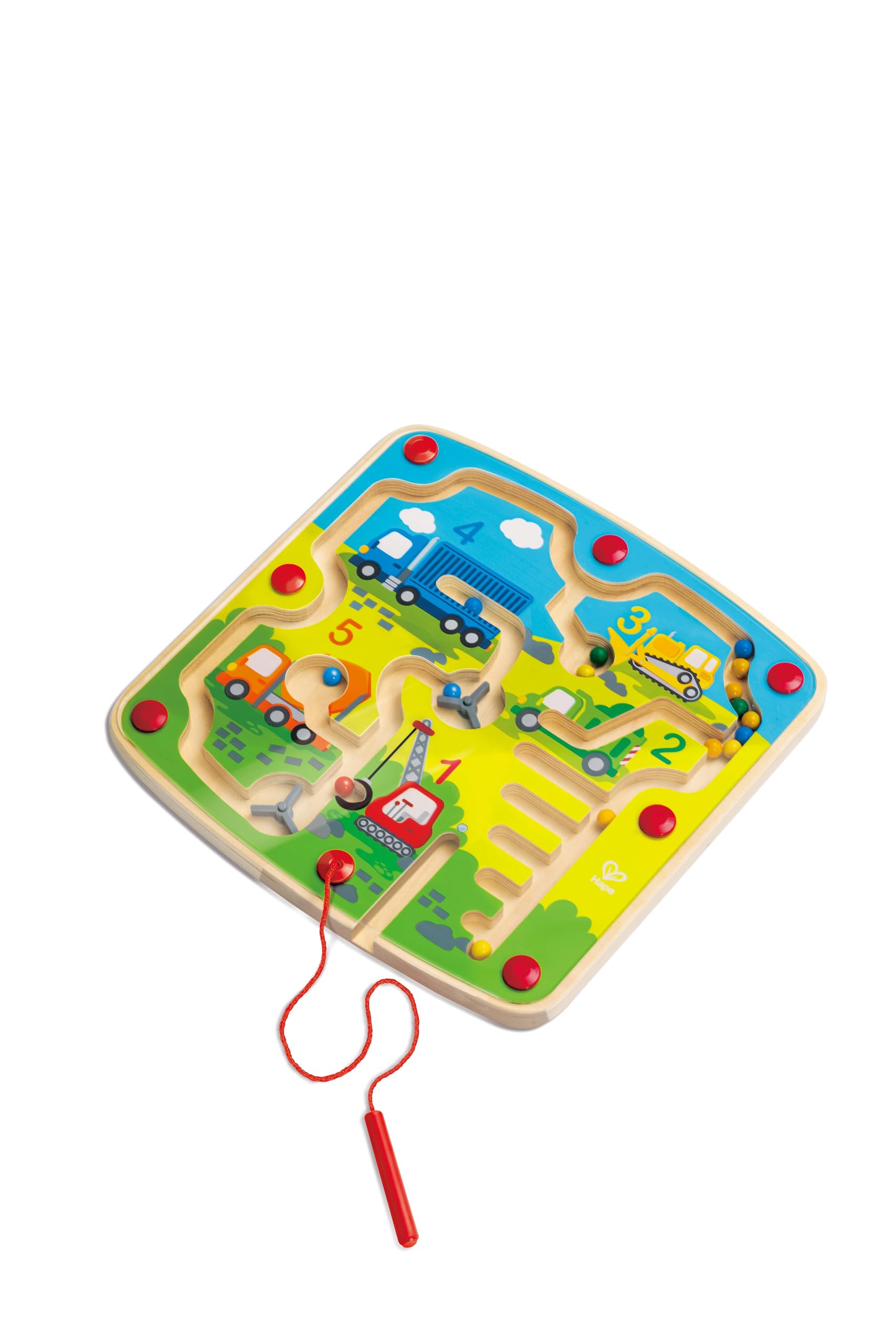 Hape Puzzle labirinto magnetico Cantiere edile e numeri