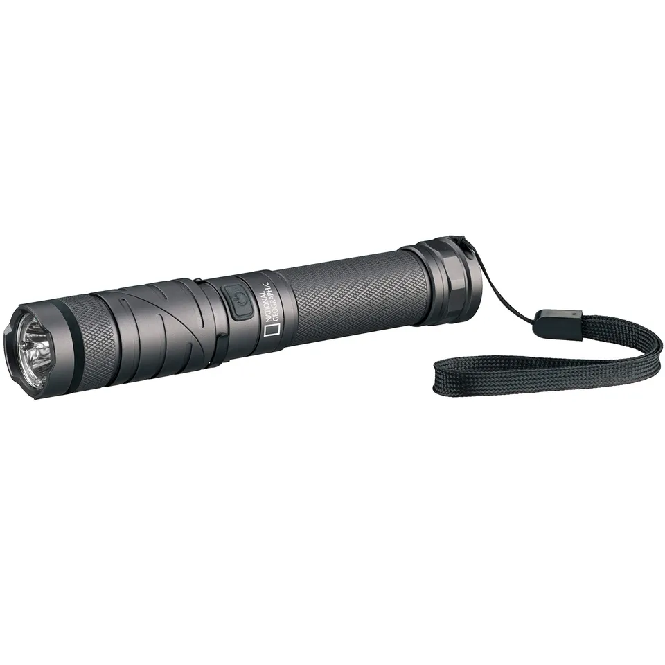 National Geographic Stazioni meteorologiche ed elettronica outdoor Iluminos 800 RG torcia 800 lumen nera